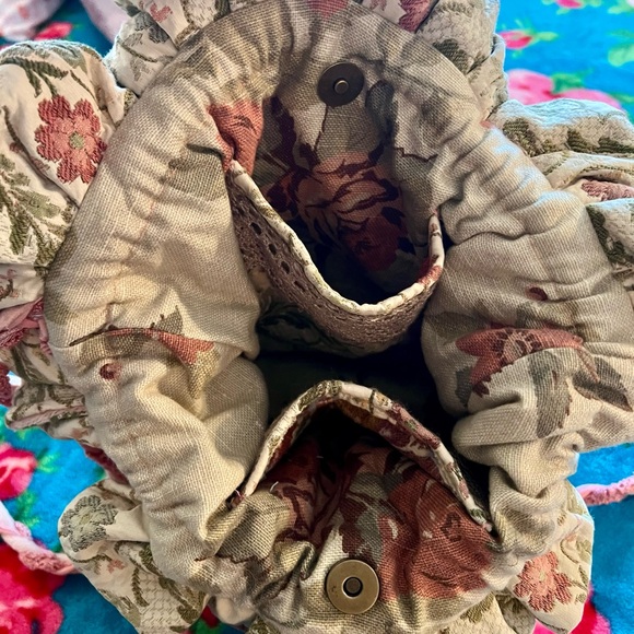 Chic Pink and Green Hobo Bag with Elegant Design by Traci Myers Extraordinary! - Picture 5 of 7